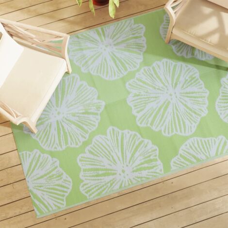 Outdoor Carpet ARAKIL Green 140x200 cm PP vidaXL