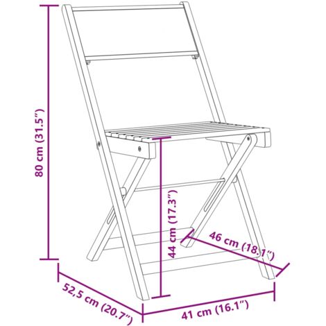 Bistro Chairs 2 pcs Anthracite Solid Wood Acacia and Fabric vidaXL