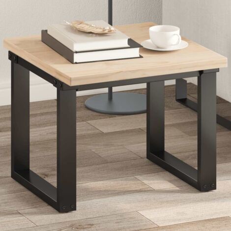 Table Top 50x50x2.5 cm Square Solid Wood Pine vidaXL