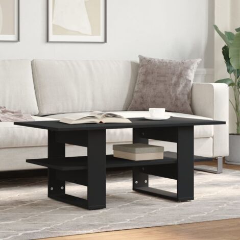 Coffee Table Black 102x55x42 cm Engineered Wood vidaXL (1/5)