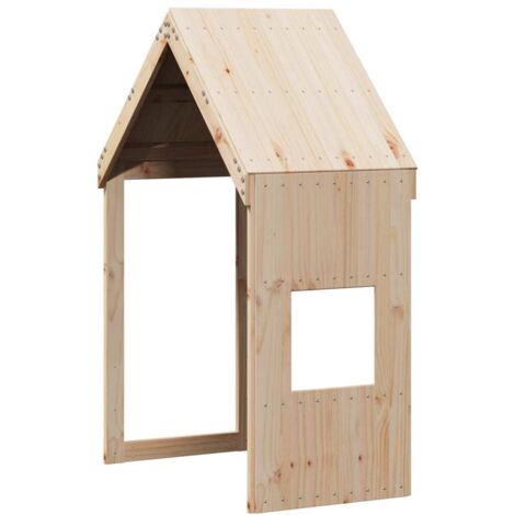Kids' Bed Roof 55x84x132 cm Solid Wood Pine vidaXL