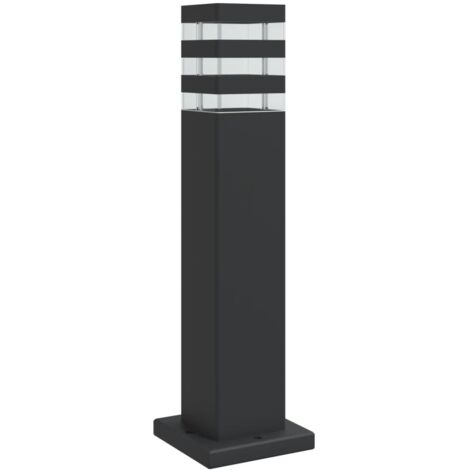 Outdoor Floor Lamp Black 50 cm Aluminium vidaXL
