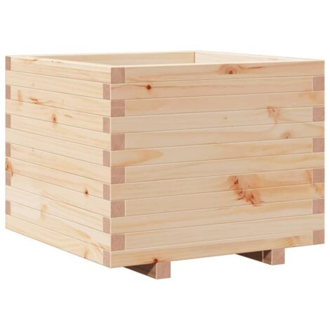 Garden Planter 60x60x49.5 cm Solid Wood Pine vidaXL