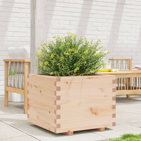Garden Planter 60x60x49.5 cm Solid Wood Pine vidaXL