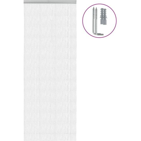 Chain Door Fly Screen 80x201 cm Aluminium vidaXL