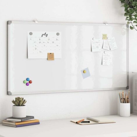 Magnetic Whiteboard 100x50x1.7 cm Aluminium vidaXL