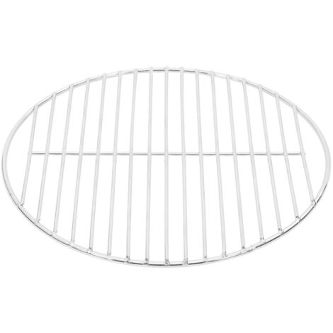 BBQ Grill Grate Round Ø34.5 cm 304 Stainless Steel vidaXL