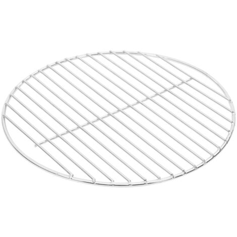 BBQ Grill Grate Round Ø34.5 cm 304 Stainless Steel vidaXL
