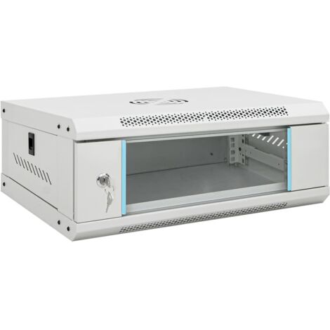 4U Wall Mounted Network Cabinet 19" IP20 53x40x21 cm vidaXL