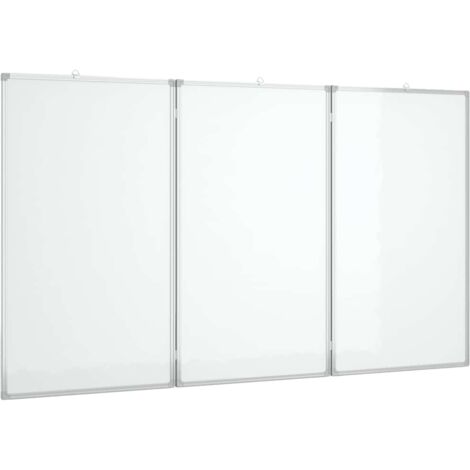 Magnetic Whiteboard Foldable 150x100x1.7 cm Aluminium vidaXL