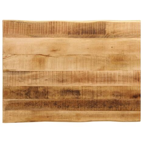 Vidaxl – Table top live edge 70x60x2.5 cm solid rough mango wood – Unique rustic design – Easy to clean surface – Ideal for commercial and home use (1/5)