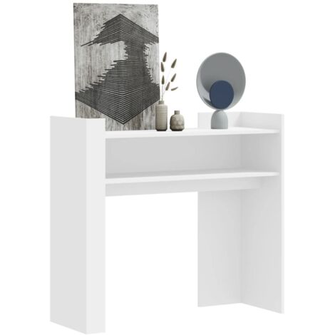Console Table White 100x35x90 cm Engineered Wood vidaXL