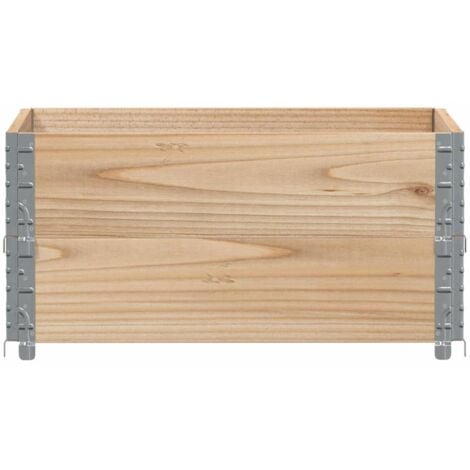 Garden Planter 80x60 cm Solid Wood Pine vidaXL