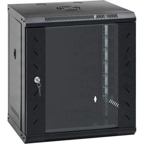 12U Wall Mounted Network Cabinet 19" IP20 53x40x60 cm vidaXL