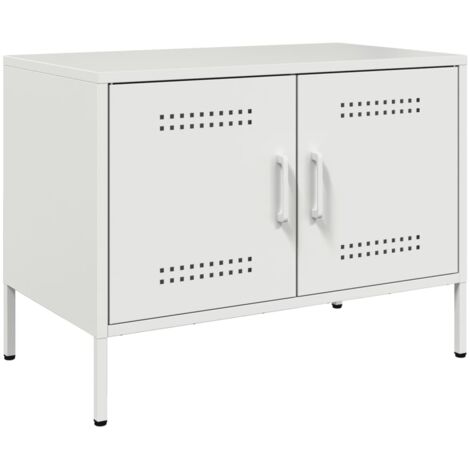 TV Cabinet White 68x39x50.5 cm Steel vidaXL (1/5)