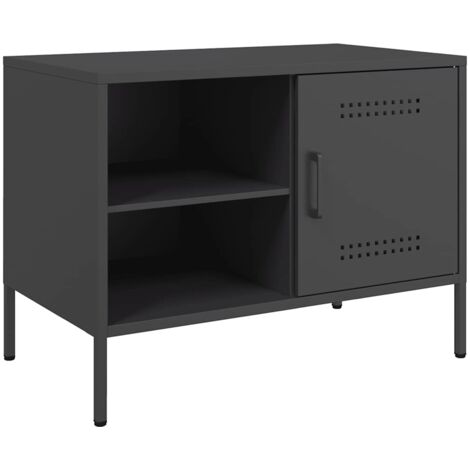 TV Cabinet Black 68x39x50.5 cm Steel vidaXL (1/5)