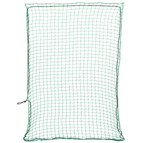 Trailer Net with Elastic Rope Green 4x3 m PP vidaXL