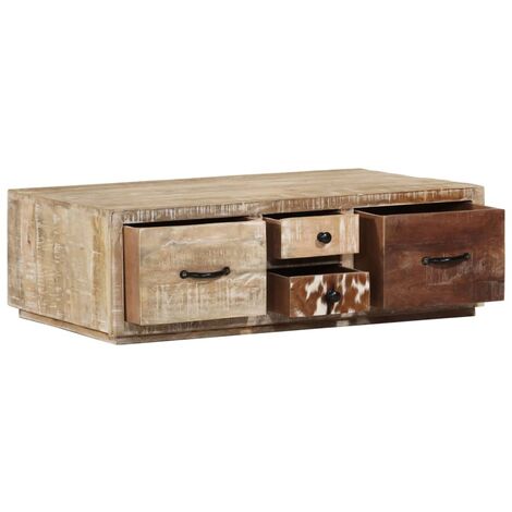 Coffee Table 90x60x30 cm Solid Mango Wood vidaXL (1/5)