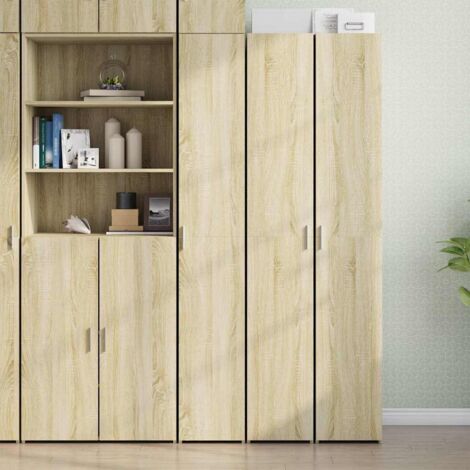 Highboard Sonoma Oak 30x42.5x185 cm Engineered Wood vidaXL