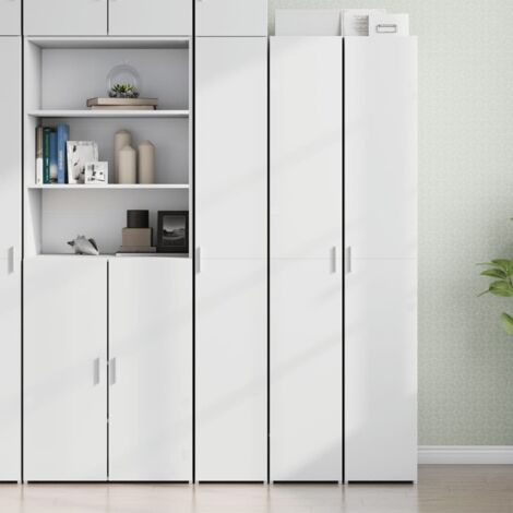 Highboard White 30x42.5x185 cm Engineered Wood vidaXL