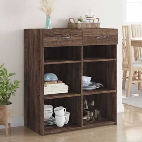 Sideboard Brown Oak 80x42.5x93 cm Engineered Wood vidaXL (1/5)