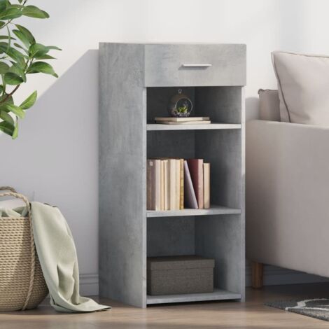 Sideboard Concrete Grey 40x42.5x93 cm Engineered Wood vidaXL (1/5)