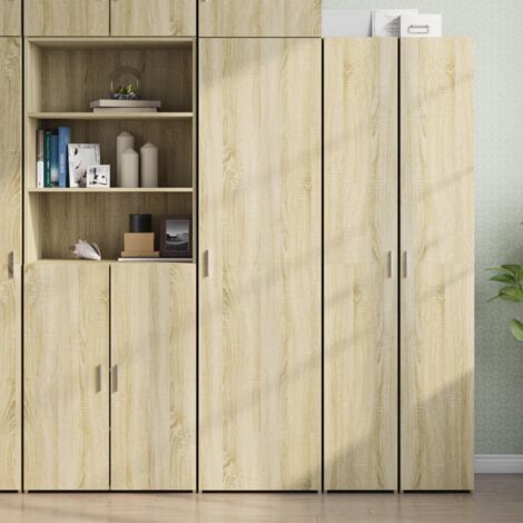Highboard Sonoma Oak 50x42.5x185 cm Engineered Wood vidaXL