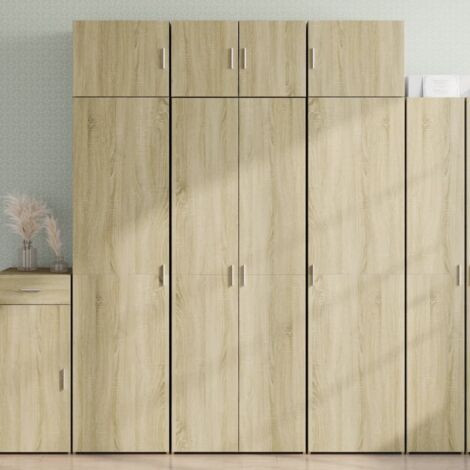 Highboard Sonoma Oak 70x42.5x185 cm Engineered Wood vidaXL