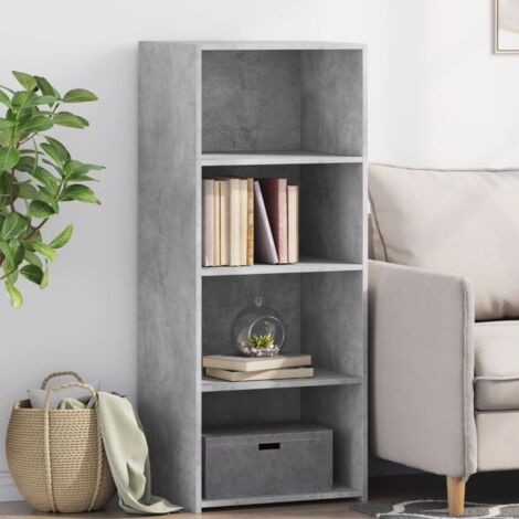 Highboard Concrete Grey 50x41x124 cm Engineered Wood vidaXL (1/5)