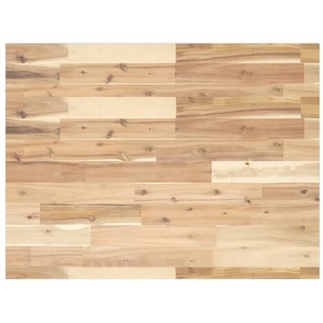 Bathroom Vanity Top Untreated 100x60x2 cm Solid Wood Acacia vidaXL