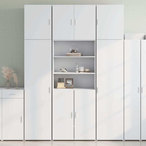 Highboard White 80x42.5x249 cm Engineered Wood vidaXL (1/5)