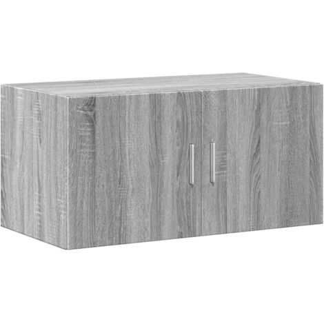 Wall Cabinet Grey Sonoma 80x42.5x40 cm Engineered Wood vidaXL