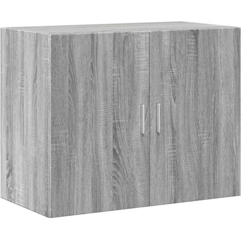 Wall Cabinet Grey Sonoma 80x42.5x64 cm Engineered Wood vidaXL