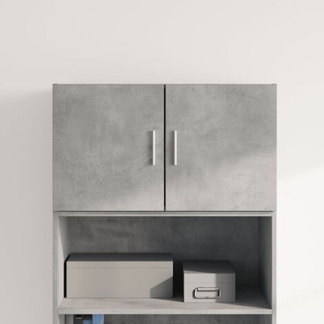 Wall Cabinet Concrete Grey 70x42.5x40 cm Engineered Wood vidaXL