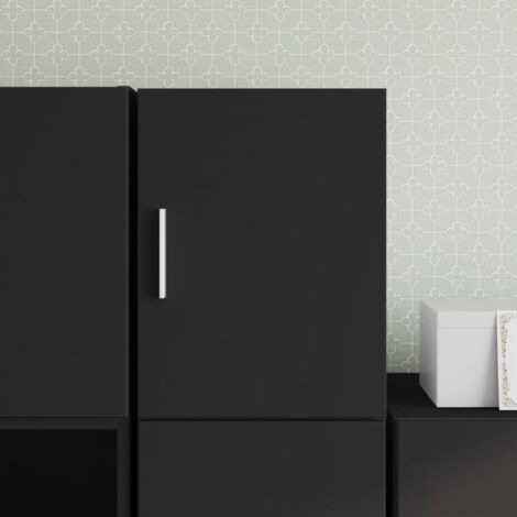 Wall Cabinet Black 30x42.5x40 cm Engineered Wood vidaXL