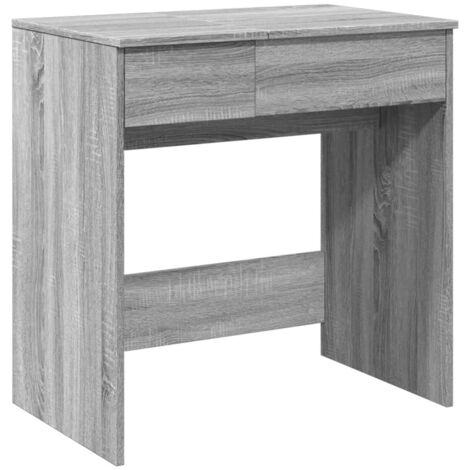 Dressing Table with Mirror Grey Sonoma 73x46.5x120 cm vidaXL