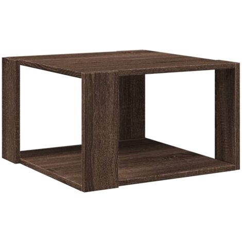 Coffee Table Brown Oak 51.5x51.5x30 cm Engineered Wood vidaXL
