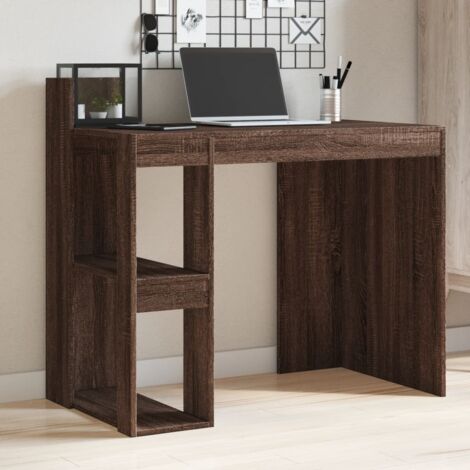 Office Desk Brown Oak 103.5x56.5x94 cm Engineered Wood vidaXL (1/5)