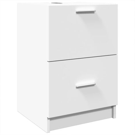 Sink Cabinet White 40x37x59 cm Engineered Wood vidaXL