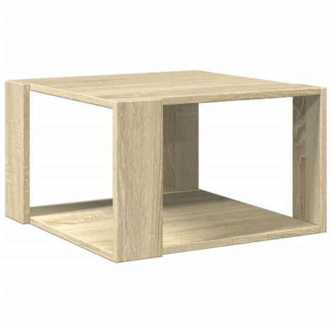 Coffee Table Sonoma Oak 51.5x51.5x30 cm Engineered Wood vidaXL