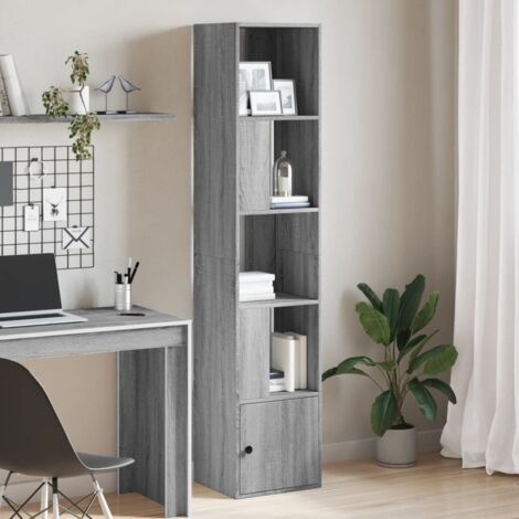 Bookcase Grey Sonoma 40x36x189 cm Engineered Wood vidaXL (1/5)