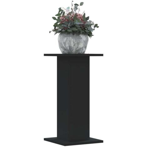 Plant Stands 2 pcs Black 30x30x60 cm Engineered Wood vidaXL