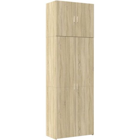 Highboard Sonoma Oak 80x42.5x249 cm Engineered Wood vidaXL