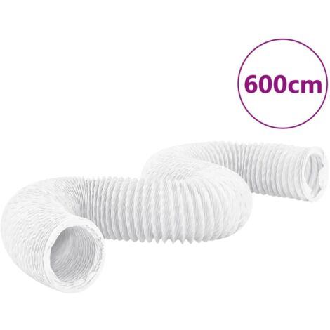 Exhaust Duct PVC 6 m Ø20 cm vidaXL