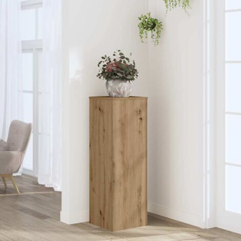 Plant Stand Artisan Oak 33x33x100 cm Engineered Wood vidaXL