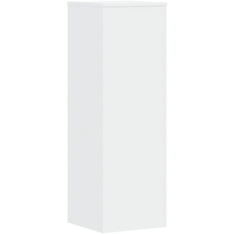 Plant Stand White 33x33x100 cm Engineered Wood vidaXL