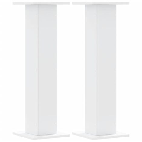 Plant Stands 2 pcs White 30x30x95 cm Engineered Wood vidaXL