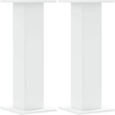 Plant Stands 2 pcs White 30x30x80 cm Engineered Wood vidaXL
