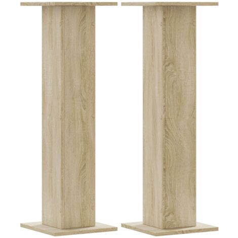 Plant Stands 2 pcs Sonoma Oak 30x30x95 cm Engineered Wood vidaXL