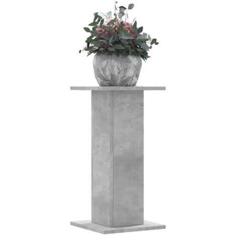 Plant Stands 2 pcs Concrete Grey 30x30x60 cm Engineered Wood vidaXL